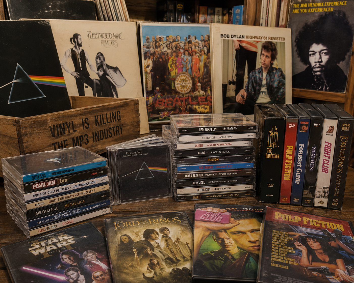 Vintage Albums/DVDs/CDs